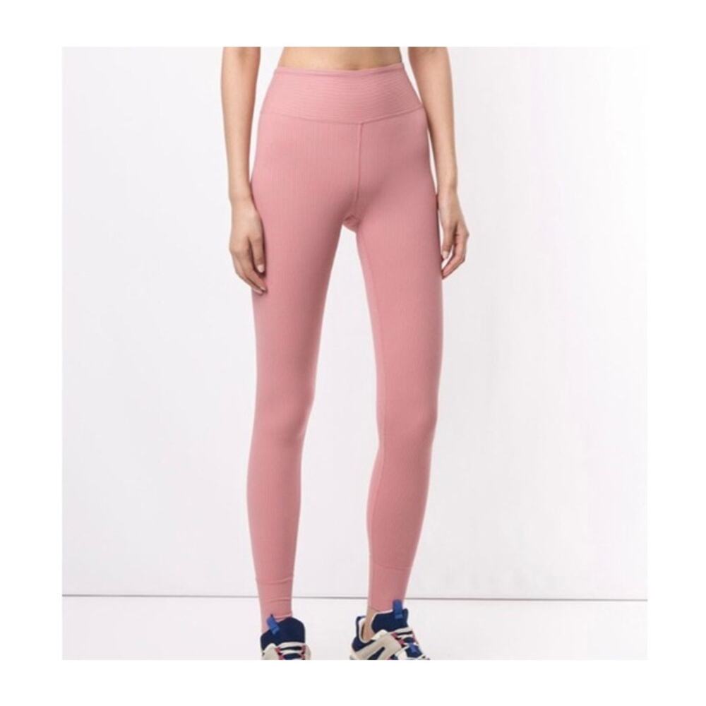 Year of Ours Ribbed Jogger Leggings in Rose Lux Yoga Athletic